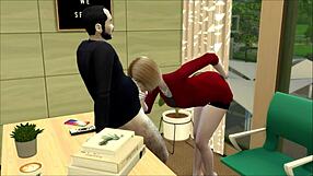 Pornography sexy massage causes very stimulating sexual climax for the milf with a big booty