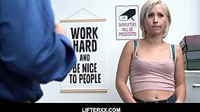 Risky store theft and daring hidden spot by Goldie Glock