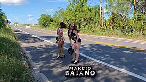 Exotic Wives Sneak Out for Wild Orgy and Assfucking Fun