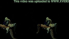 A 3D look at intimate lesbian couple exploring mutual masturbation by way of intercourse