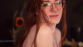 Escort, a gorgeous red headed lady, educates her viewers how to masturbate, also teaching them how to handle hair as well as temptation
