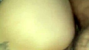 The gorgeous ebony woman got a massive black cock in her ass in the doggystyle position