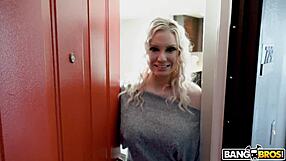 Some kind of private bedroom meeting between a landlord and a tenant ends up climaxing sexually