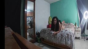 Amateur Latina girlfriend's party antics: A homemade video