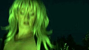 Natural babe blonde Zita in action twerking on her porn star tits