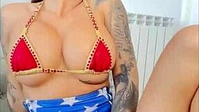 Another tantalizing solo performance by Susy Gala: exquisite big tits and sumptuous ass