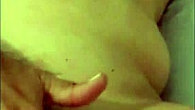A slutty milf rubbing her hairy pussy softcore solo video