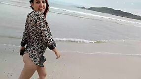 Being nude and being a voyeur on a beach walk with my wife