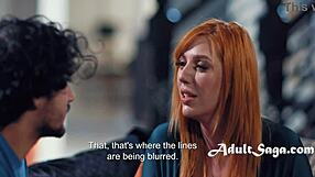 Curvy Redhead Milf Seduces Doctor During Therapy Session for Fun