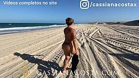 Cowgirl for a day and have some fun with a tattooed Latina in the wild