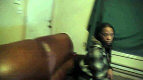 European amateur girl has rough sex in the projects