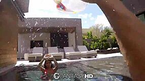 This hardcore video shows Michelle Martinez blowjob the wet blowjob in the pool