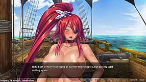 Bukkake Hentai: His ass play adventure continues