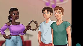 Summertime Saga 53: Neighbor's Amazing Tits Steal Show