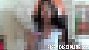 BDSM video: wear lingerie as ordered by mistress