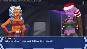 Orange trainer cosplaying alien sex