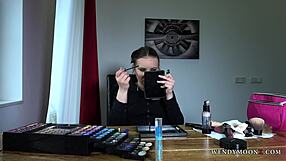 Voyeuristic pleasure and embodied self-surveillance: analysing home-movie imagery of a brunette pornstar’s post-party beauty touch-up