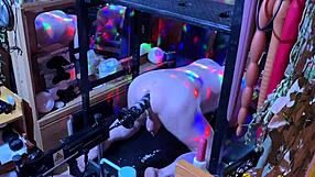 First time on a fuck machine: A bear's hardcore experience