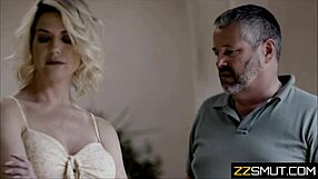 Hot Wife Craves Stepson's Touch Over Fat Husband's Weak Performance