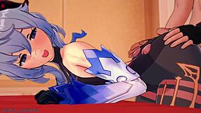 Burj cosplay with suggestive massage in celebration of Bernice’s birthday