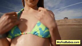 hardcore car sex — Sahara Skye with Charles Deras