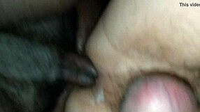 Intense anal play enjoyed by interracial gay couple