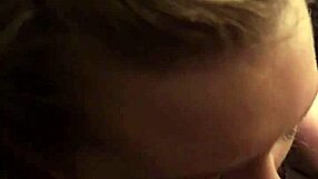 Russian slut has her face full of cum