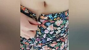 Amateur busty woman stimulates her large nipples next to her parents while they sleep, while the camera is aimed and on her