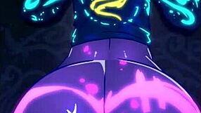 big booty bumstar getting pounded from behind at 120fps Hentai video