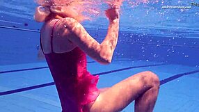 Elena Prokva is attracting attention for her magnetic and bewitching look and her stunning figure in the pool