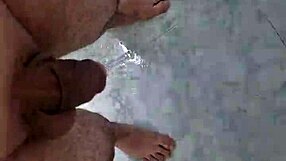 Brazilian hunk enjoys a shower session on his own