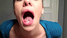 Training petite slut in the art of deepthroat