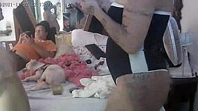 Little girl enjoys intimate moment with a huge cock lover with big breasted Paty Bumbum