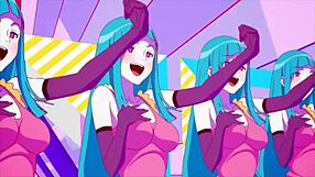 Enjoy the xxx Side of Hentai with big breasts and even strange dance