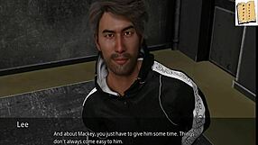 Amateur 3D animation: power of seduction by coach on student