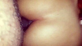 Amateur Ebony ‘s anal experience with sex doll