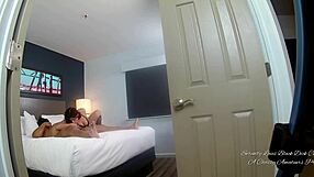 Chaste white wife enjoys looking at her husband’s black cuckold cock in a cage