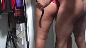 BDSM fantasies are explored by amateur Latina couple