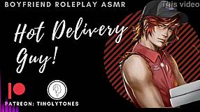 I play a steamy delivery boy romance, with an ASMR twist!