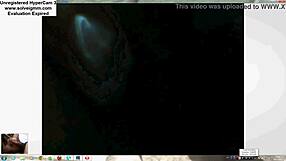 A lustful woman on webcam, sexual satisfaction