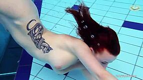Katrin's underwater striptease: A sexually provocative performance of amateur eroticism
