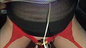 Bisexual Crossdresser Mark Wright Cranks Electro T to Max Power!