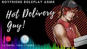 I play a steamy delivery boy romance, with an ASMR twist!