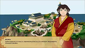 In Four Elements Trainer Book 4; Kyoshi and Yangsen's steamy encounter
