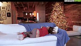 Recorded on camera: They said it was the biggest and the best fuck of Christmas