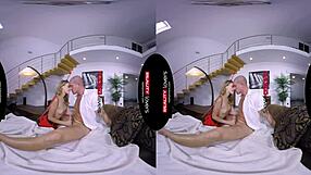 See cowgirl and reverse cowgirl positions with a ladybug in this VR video