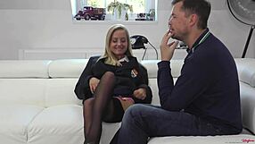 Pleasing herself in lingerie and doggystyle positions, Sicilia is a stunning blonde