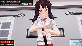 Japanese Hentai animation manually stimulated or oral pleasure with optional ASMR earphones nonoccludent
