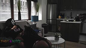 Ghostface and Curvy amateur deepthroat in 1on1 session