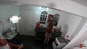 Wow, Manu Fox plays the perfect wife while getting slammed in the kitchen!